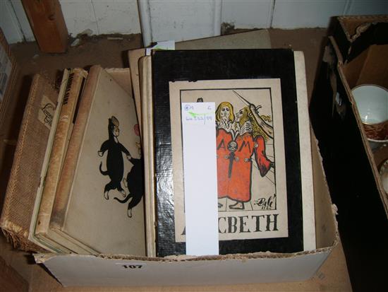 MACBETH (illus Dali), Doubleday, 1946, WILDE,  Ballad of Reading Gaol (Masereel woodcuts), 67/450, BROWNING Pippa Passes etc